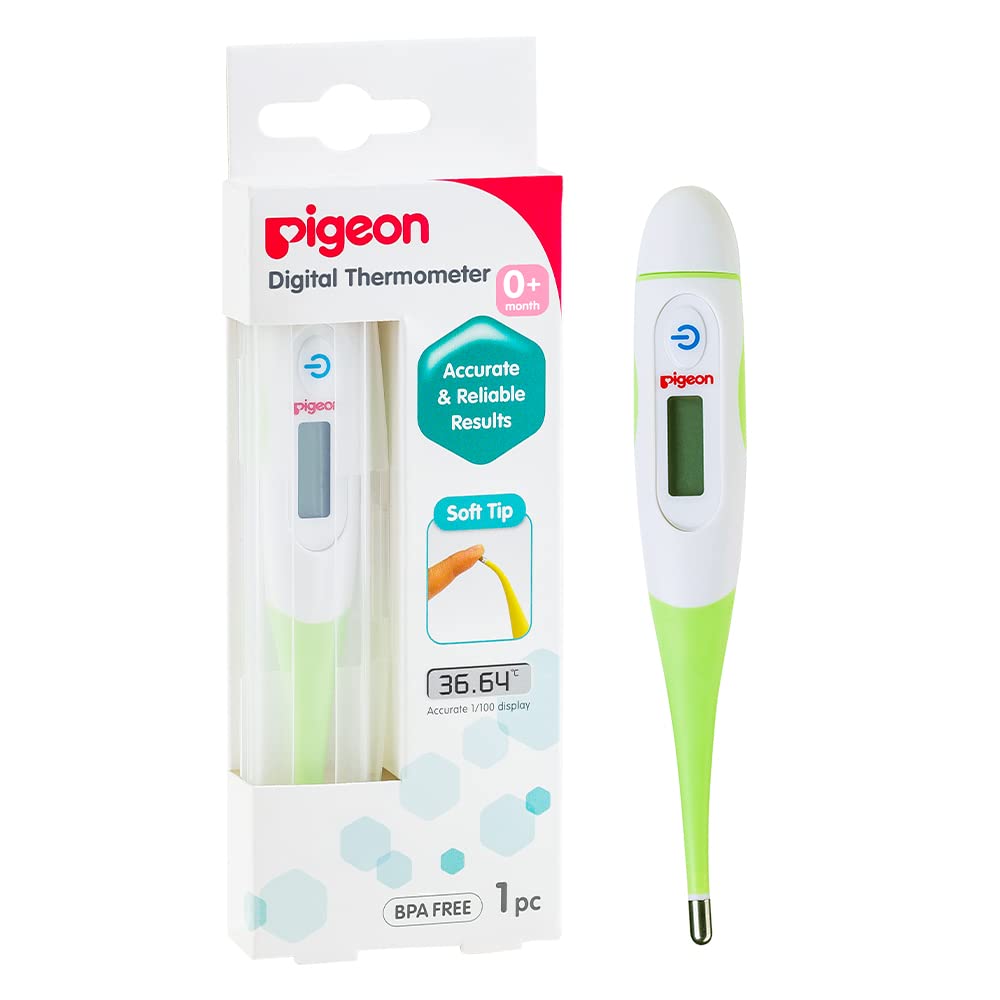 Pigeon Digital Thermometer, Assorted Colors, 10801