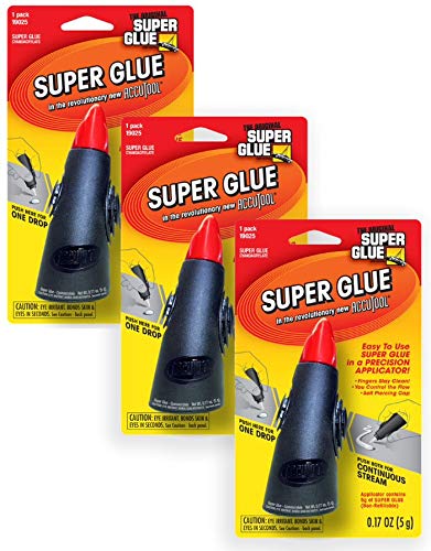 Super GlueAccutool Precision Applicator - 5g - (Pack of 3)