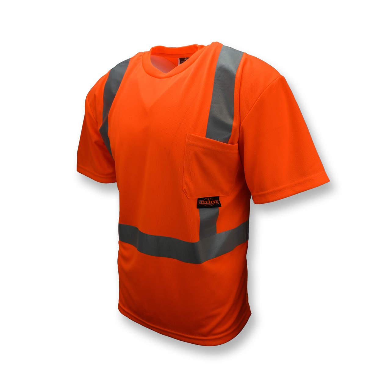 RadiansST11-2POS-M Industrial Safety Shirt Short Sleeve, Orange, Medium