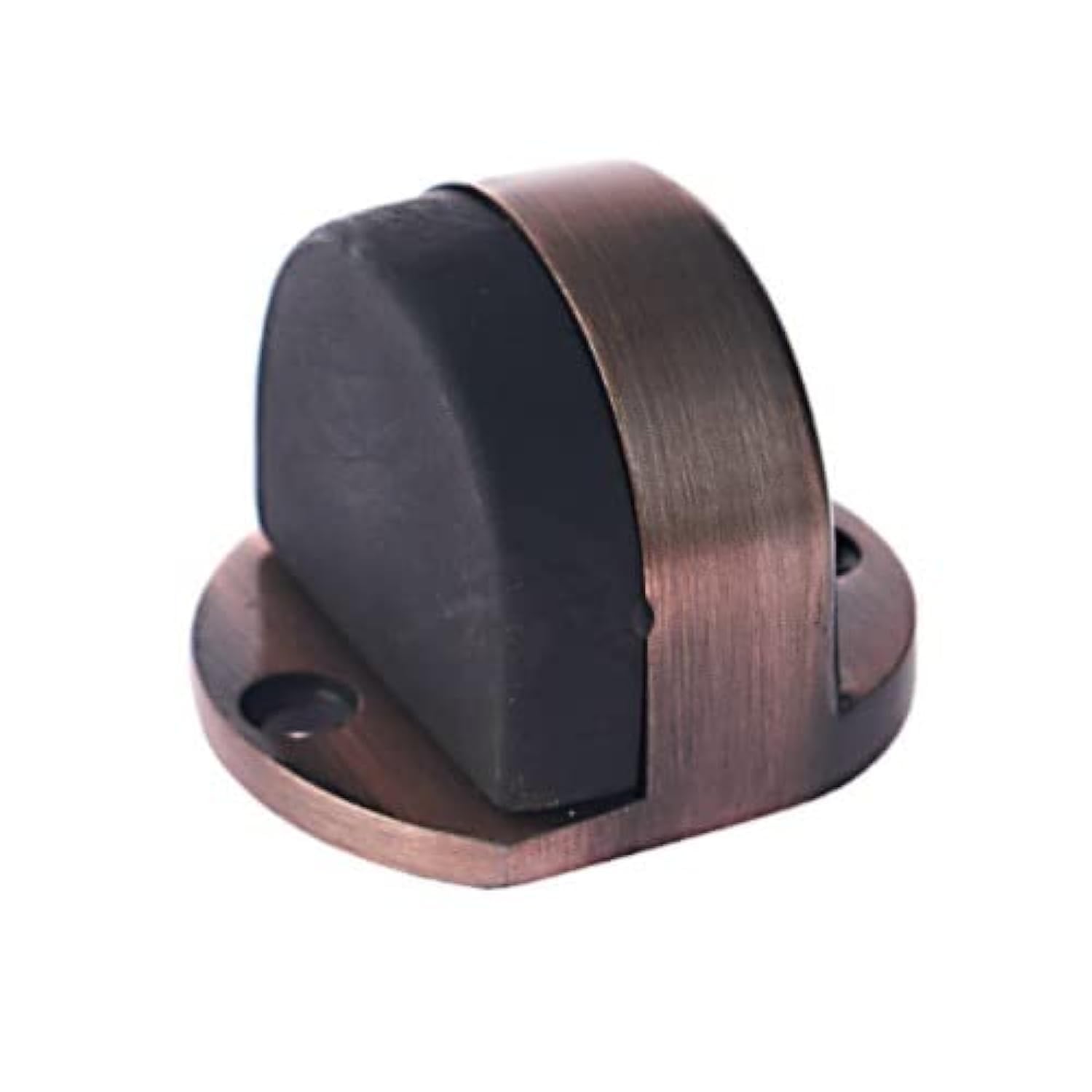 Hasanat Essentials Door Stopper Round Bumper Oval Solid Stop Down Bolt Rubber Absorbs shock Wide usage Cylindrical Half Round Oval Variations (HALF ROUND STOPPER AC COPPER)