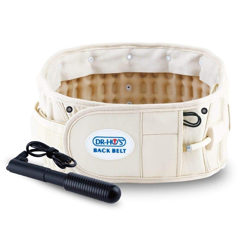 DR-HO'S 2-in-1 Decompression Belt for Lower Back Pain Relief and Lumbar Support - Basic Package - Size B (42-55 Inches)