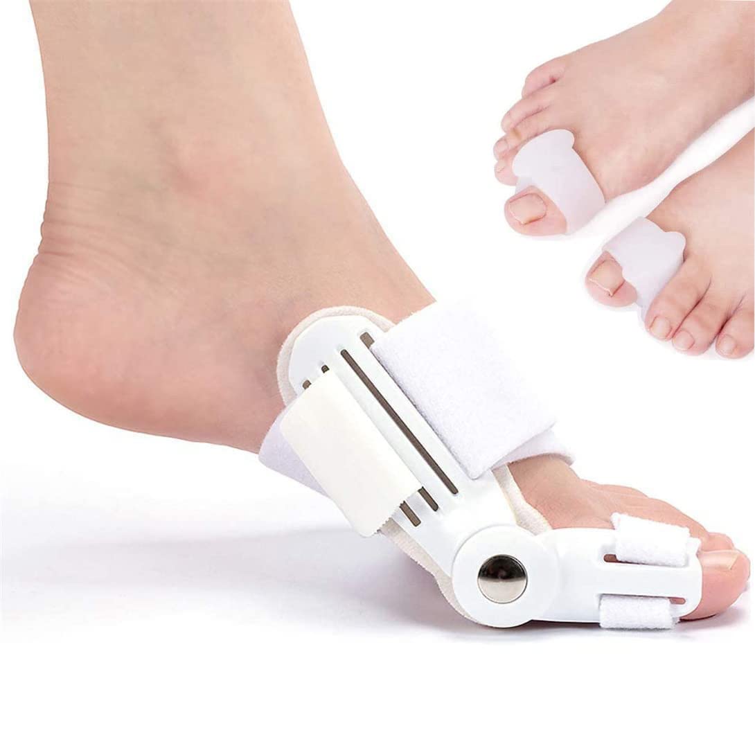 Saien-E Bunion Corrector for Women and Men, 2Pcs Hallux Valgus Brace Splint Pads Bunion Big Toe Separators Straightener