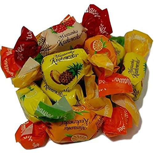 Mieszanka (Mieszkanka) Krakowska/Wawel Chocolate Covered Jelly Candy 1 Kg (2.2 Lbs)