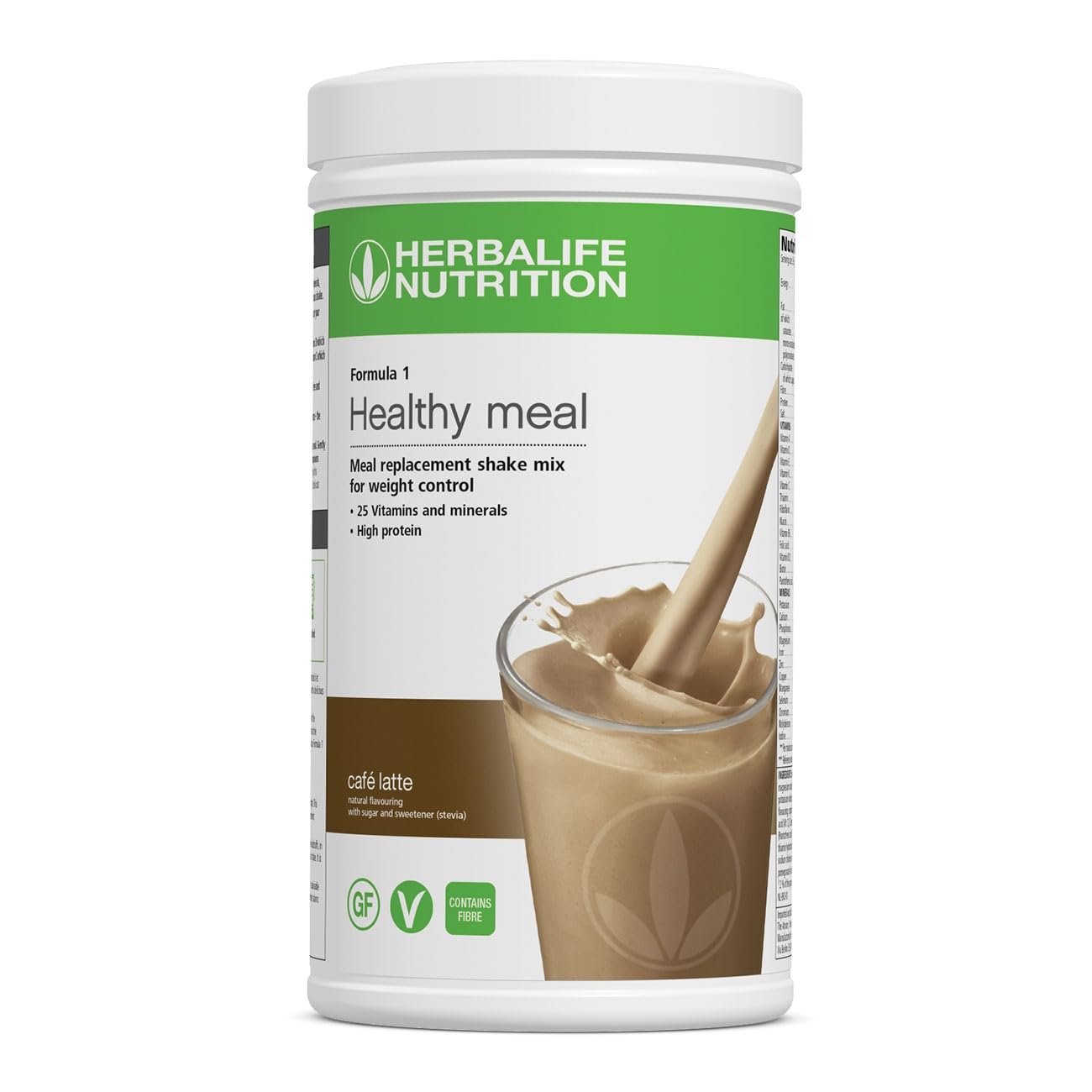 HerbalifeFormula 1 Nutritional Shake Mix - Herbalife Shake - Herbalife Protein Powder - Herbalife Weight Loss Meal Replacement (Cafe - Latte)