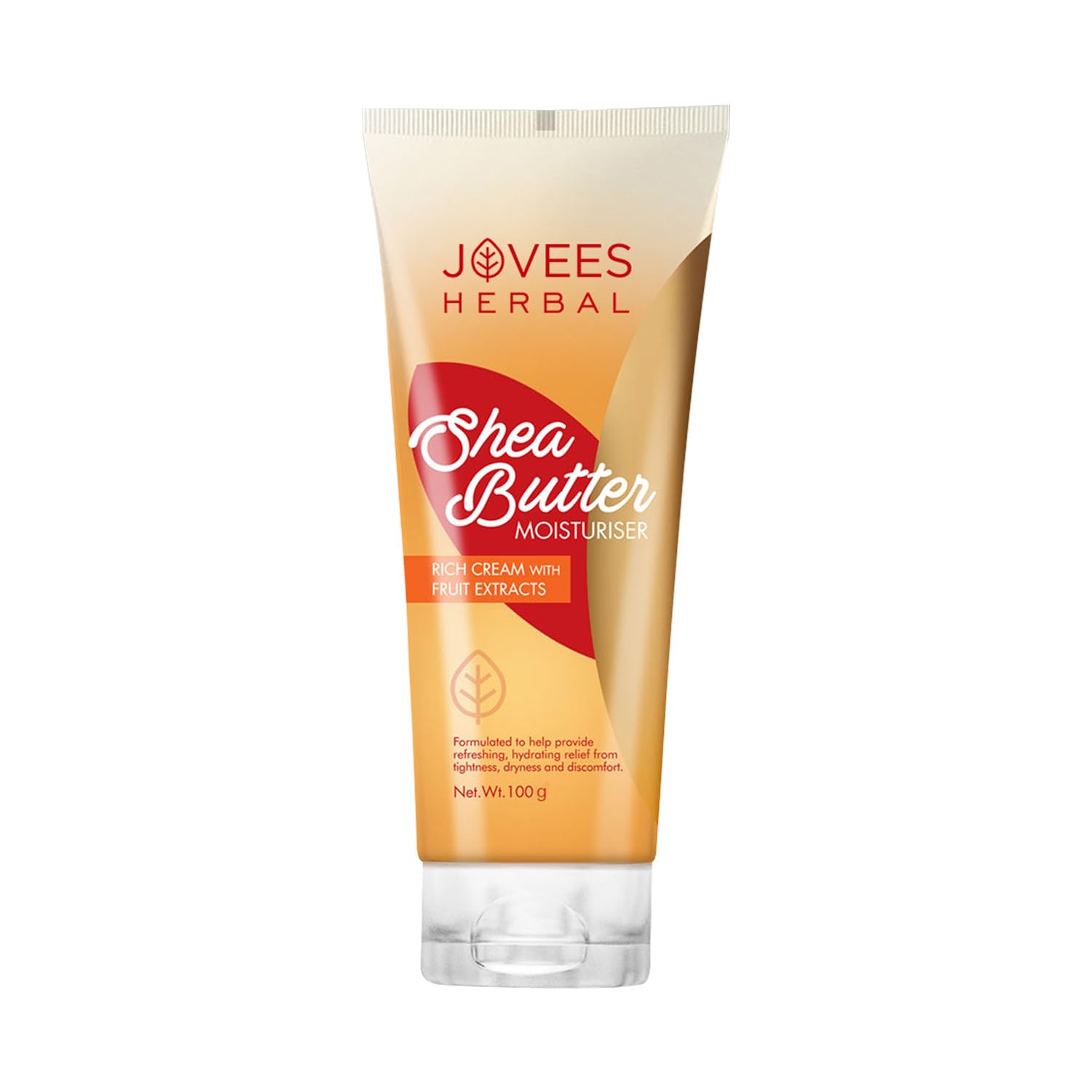 Jovees Herbal Shea Butter Moisturiser | With Shea Butter & Fruit Extracts | Reduces Skin Inflammation & Restores Hydration | For Normal & Dry Skin 100g