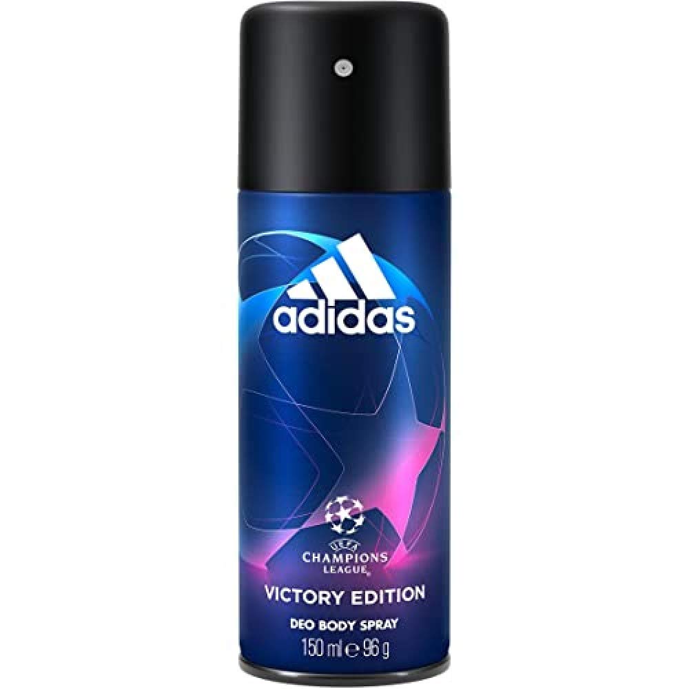 Adidas uefa champions league victory edition deodorant body spray for men, 150 ml