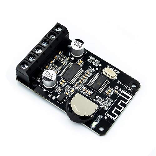 InkOcean 15W Stereo Bluetooth 5.0 Power Amplifier Board 12V/24V High Power Digital Amplifier Module XY-P15W