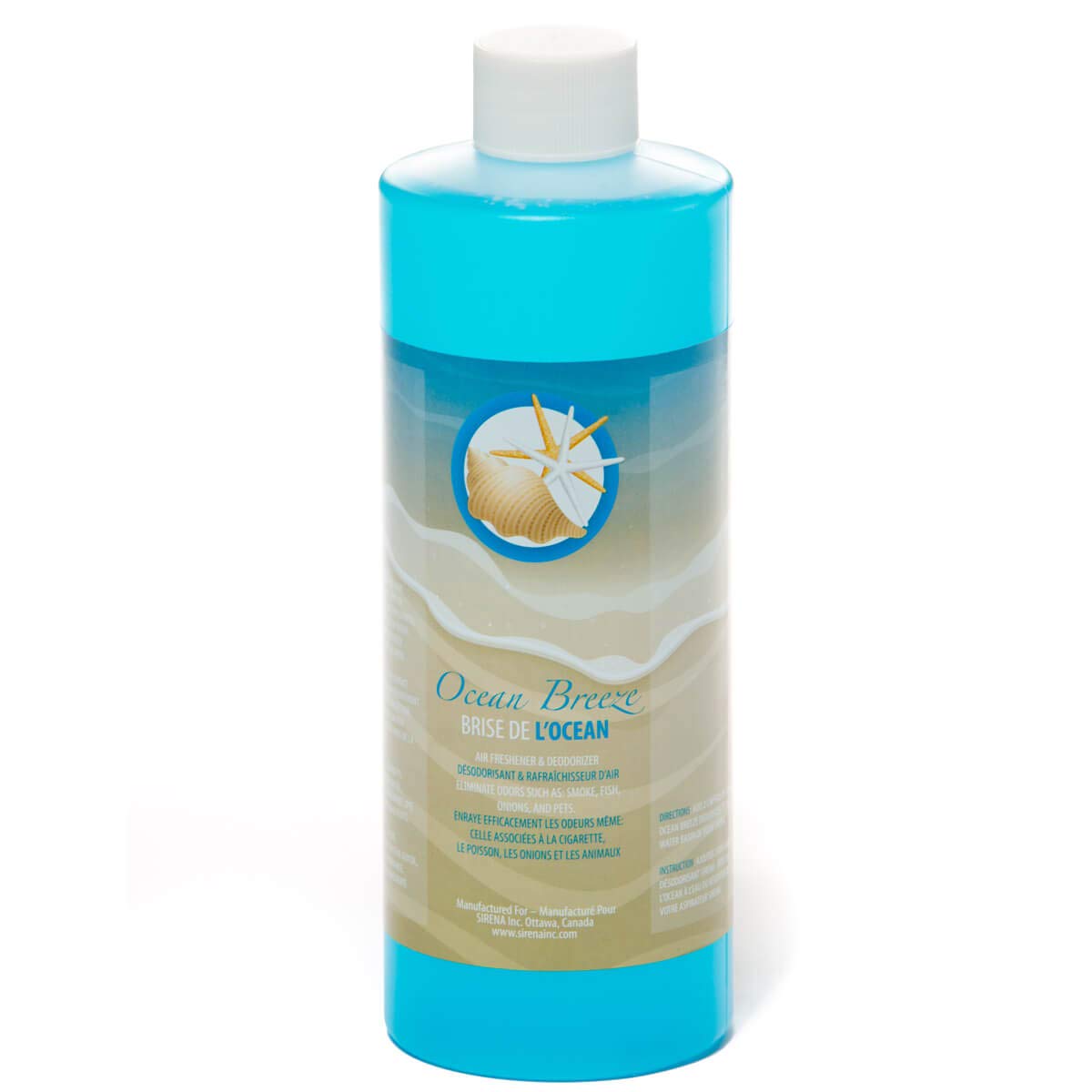 Sirena Vacuum Ocean Breeze Fragrance - Room Deodorizer and Air Sanitizer - Removes pet and cooking odors - Smoke eliminator leaves you with cleaner Fresh Air