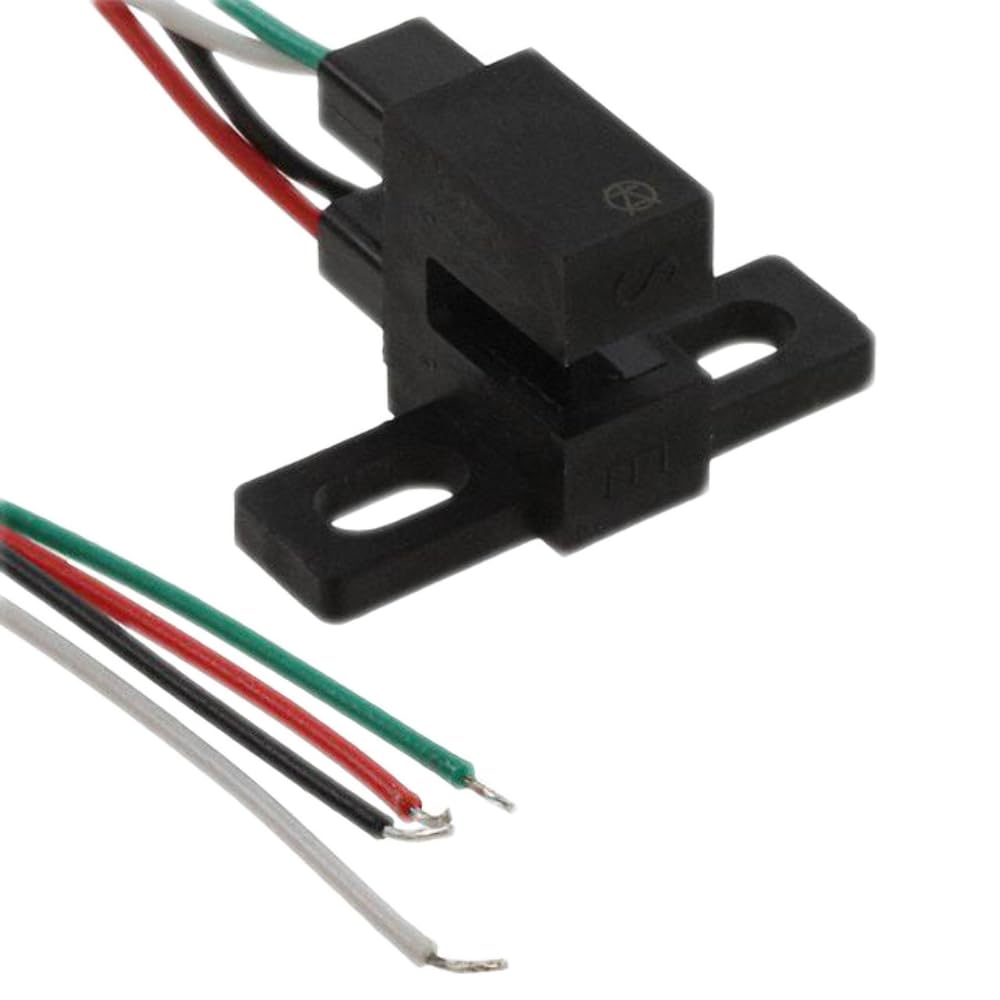 OPB831W55Z Optical Sensor Through-Beam 0.125"" (3.18mm) Phototransistor Module, Pre-Wired