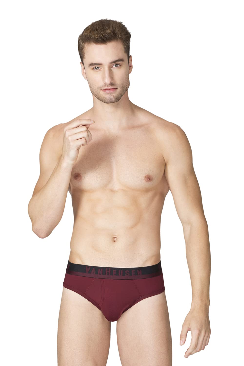 Van HeusenMen Breathable AIR Series Briefs - Polyamide Spandex - Swift Dry, 4-Way Stretch, Mesh Panel