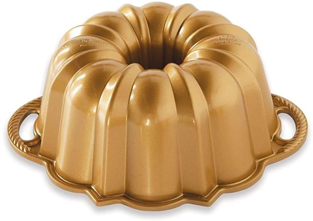 Nordic Ware51277 Anniversary Bundt 6 Cup, Gold