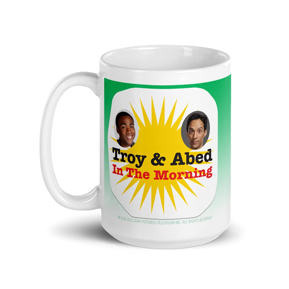 Community Troy & Abed in the Morning White Mug