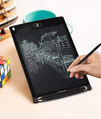 SUPER TOY 8.5 Inch LCD Writing Pad, Handwriting Tablet, Drawing & Note Taking Pad for Kids, Reusable Digital Notepad for Learning, Fun, and Creativity, Ruff Pad for Kids