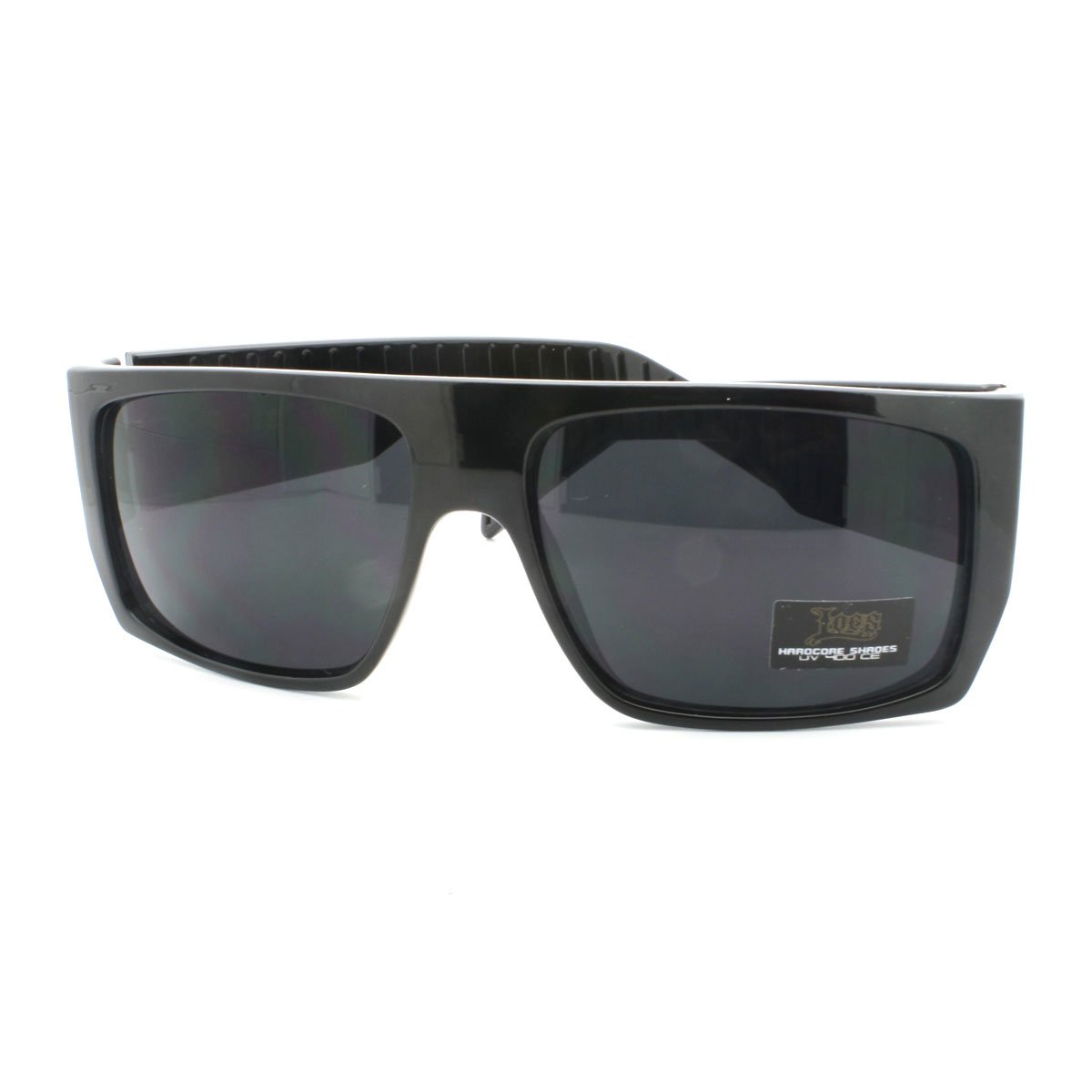 JuicyOrangeLocs Sunglasses Mens Flat Top Square Gangster Mob Fashion Shades Black