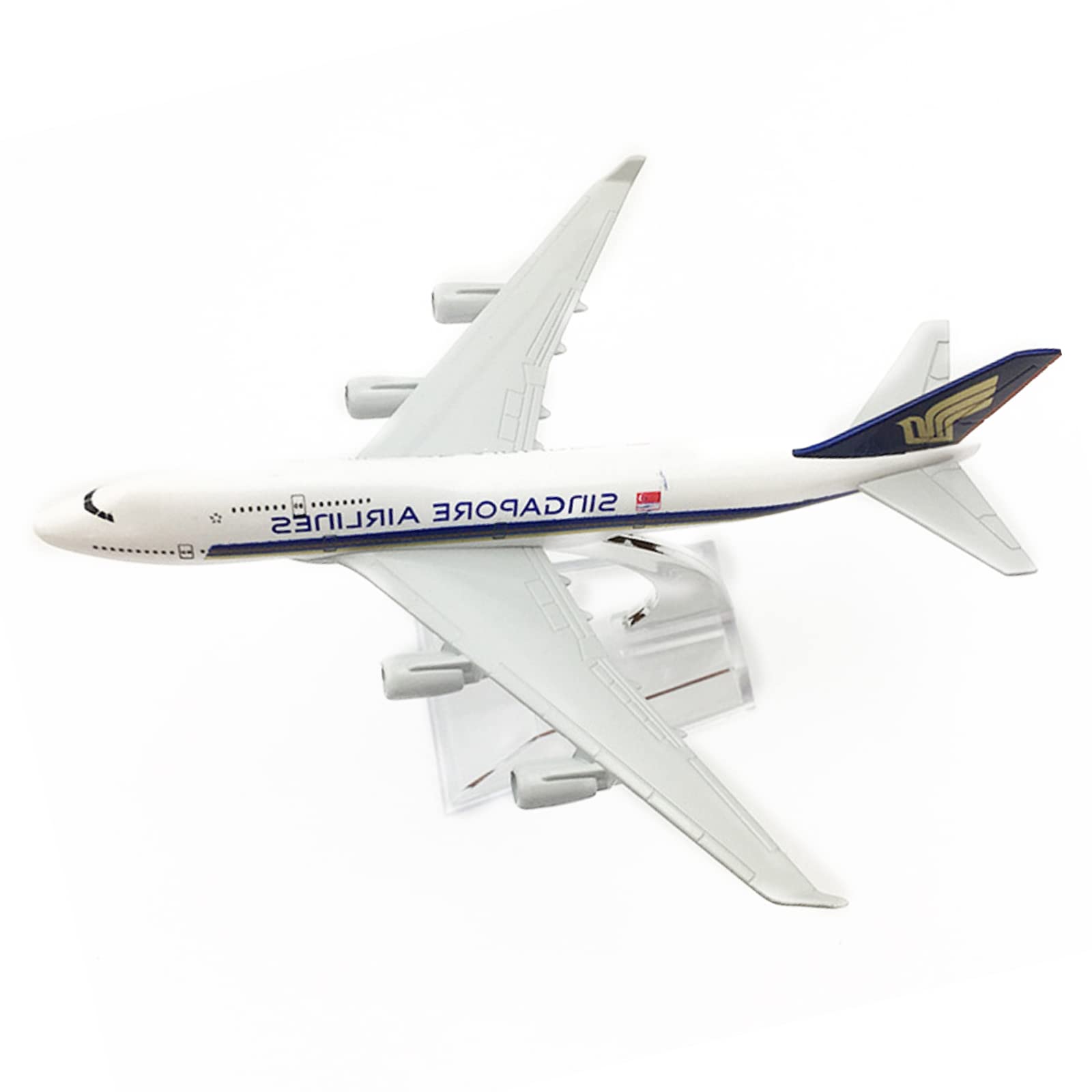 MOOKEENONE 16cm 747 Singapore Airlines Model for Boeing Civil Airliner Model Simulation Aircraft Model Aviation Model