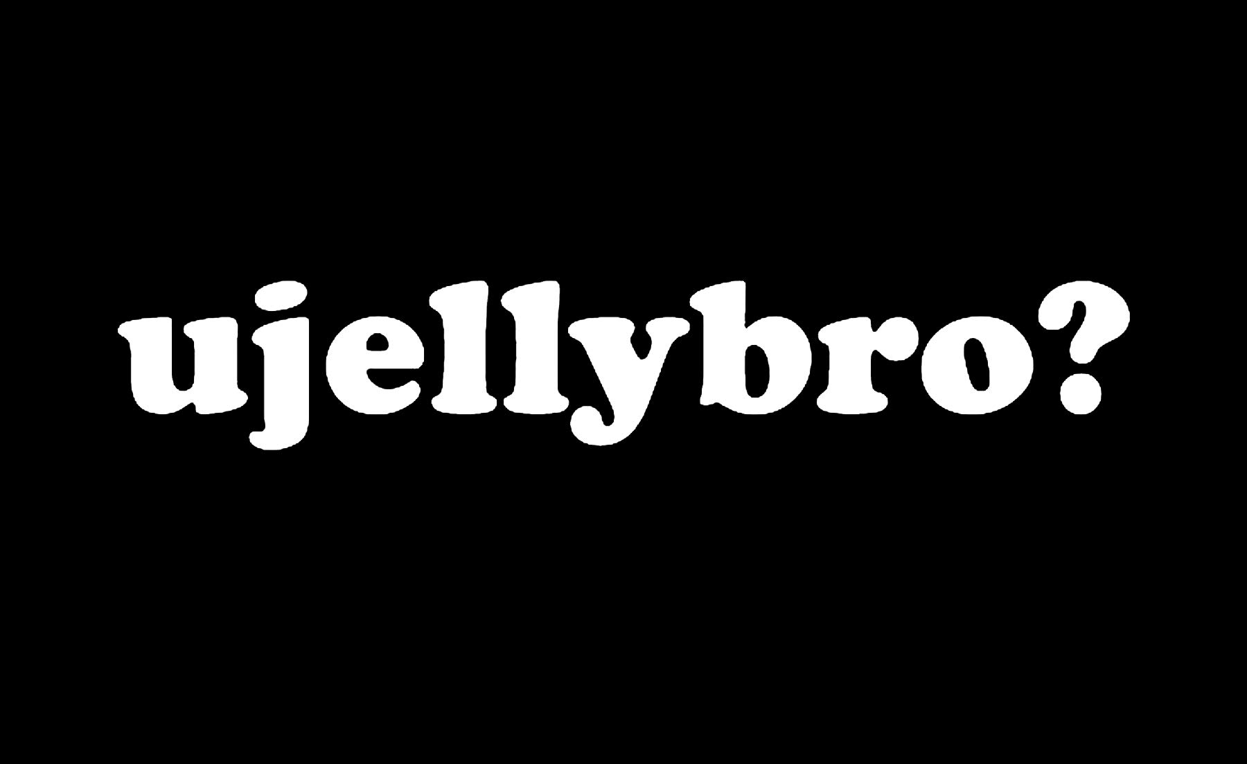 Makarios U Jelly Bro MKR Decal Vinyl Sticker |Cars Trucks Vans Walls Laptop|White|7.5 x 1.3 in|MKR1863