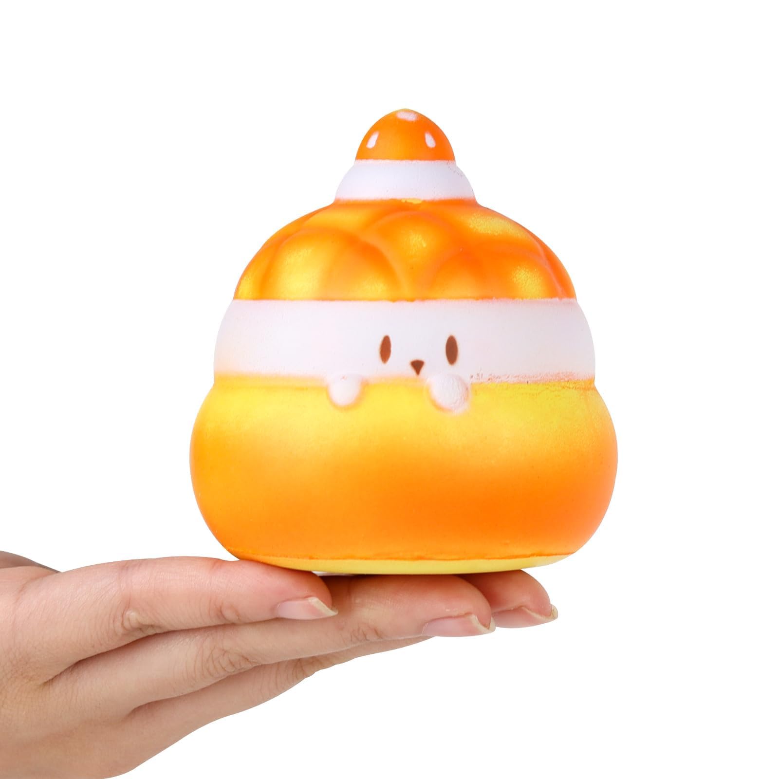 Anboor 3.4 Inches Squishy Slow Rising Squishies Puff Toy Kawaii Animal Squish Cat Toy Stress Relief Food Squeeze Toy for Kids Adult Birthday Present