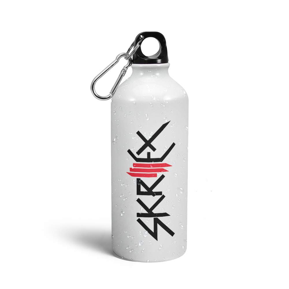 Prink Skrillex Printed Bottle 600ml | Sipper Bottle | Water Bottles | Edm Music | DJ Skrillex Sipper Bottle |