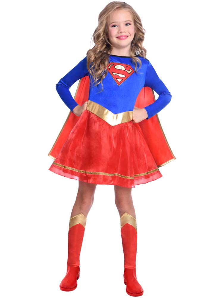 amscan Officially Licensed Warner Bros DC Comics Supergirl Classic Fancy Dress Costume