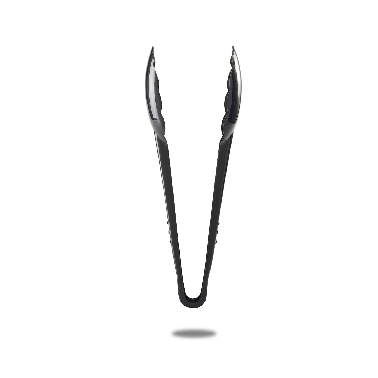 5 x Black Serving Tongs