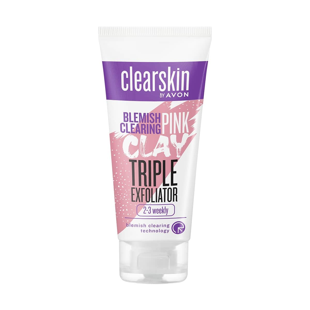 Avon Clearskin - Blemish Clearing Pink Clay Triple Exfoliator - 75ml