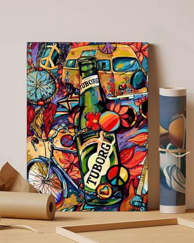 GADGETS WRAP Canvas Gallery Wrap Framed for Home Office Studio Living Room Decoration (11x14inch) - Tuborg