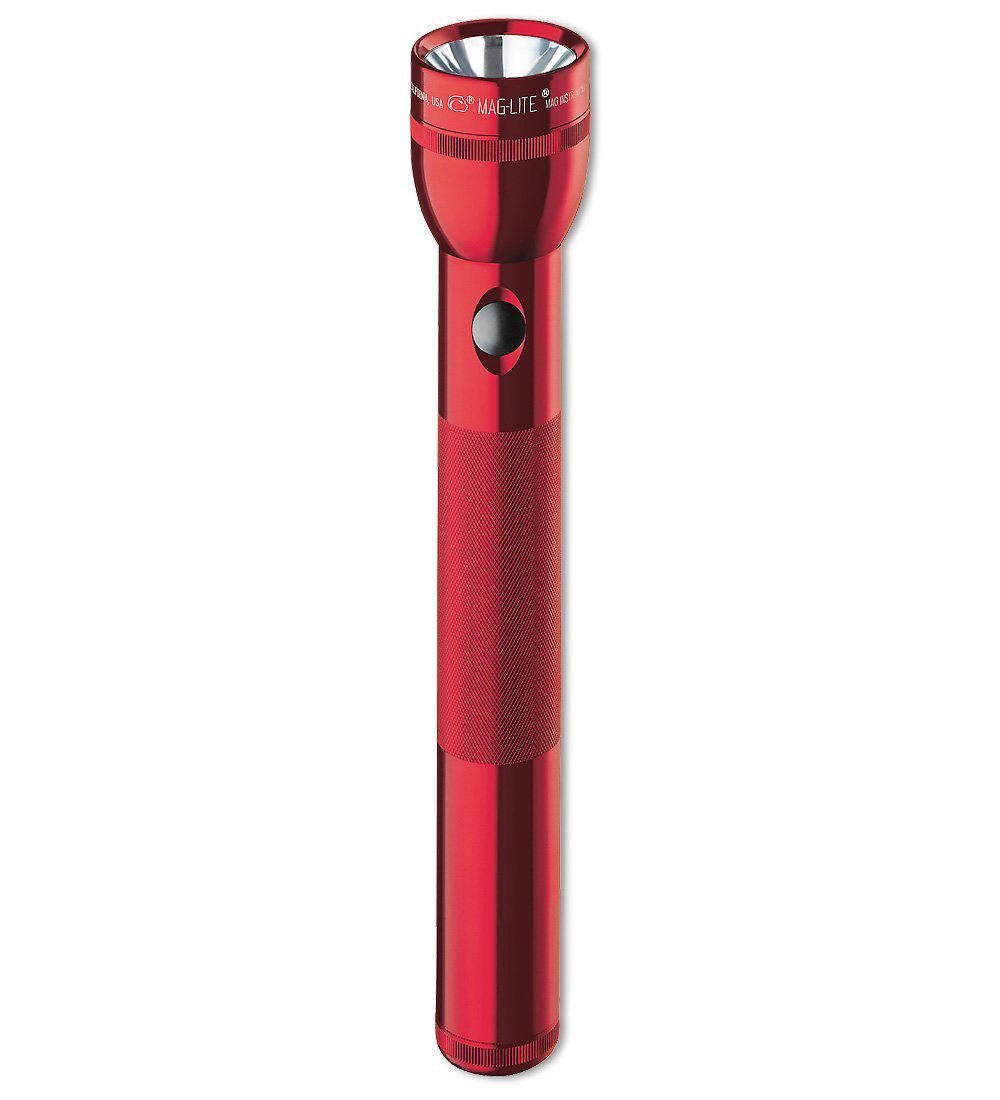 Maglite ST3D036R 3D Cell LED Flashlight, Red