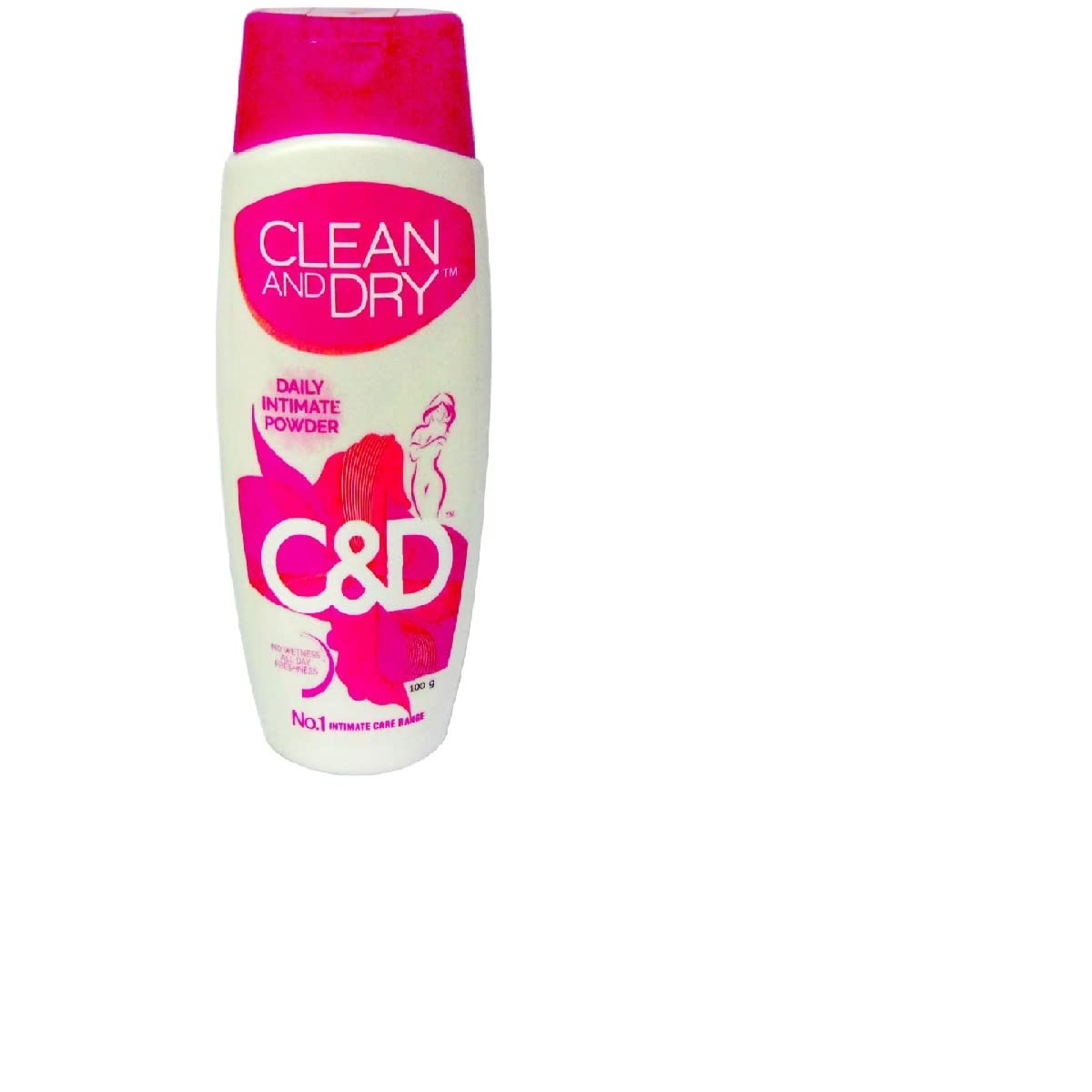 Clean And Dry Daily - Bottle of 100g Intimate Powder