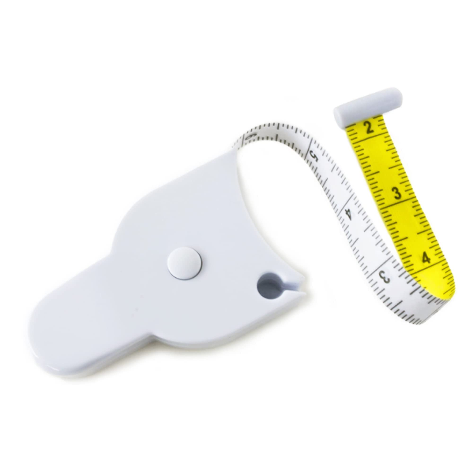 PERFECT MEASURING TAPE Body Measure - Retractable for Body: Waist, Hip, Bust, Arms, and More! 80 inch (White)