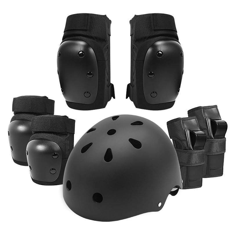 DAYONG Kids Protection Gear Set, Safety Roller Skating Protector Kit with Knee Pads Elbow Pads Wristguards for Multi Outdoor Sports, Skateboarding, Ice Skating, Cycling.