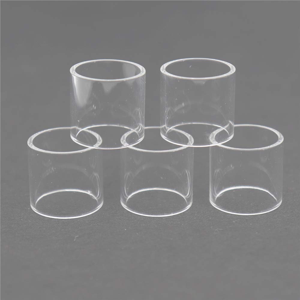 RUIYITECH5PCS Replacement Glass Tank for Vaporesso VECO SOLO PLUS VECO ONE PLUS (Veco One Plus)