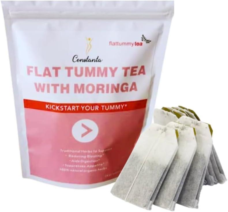 Constanta Flat Tummy Tea with Moringa -14 pyramid TeaBags