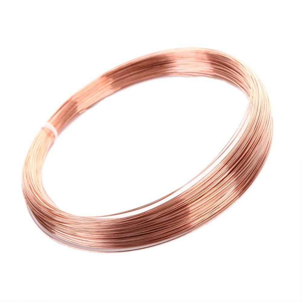 Sheicon12 AWG Bare Copper Wire Purity ≥99.9% Round Solid Copper Wire 0.0787" Diameter, Widely Used for Grounding or Crafts Making Color Soft Size 12 Ga - 0.55 Lb - 29 Ft