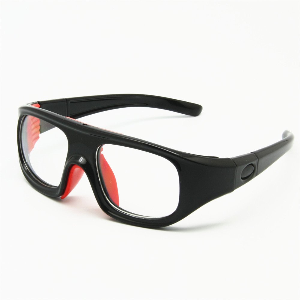 EnzoDate 2-in-1 Basketball Glasses Optical Frame Detachable Legs & Strap Sports Goggles Protective