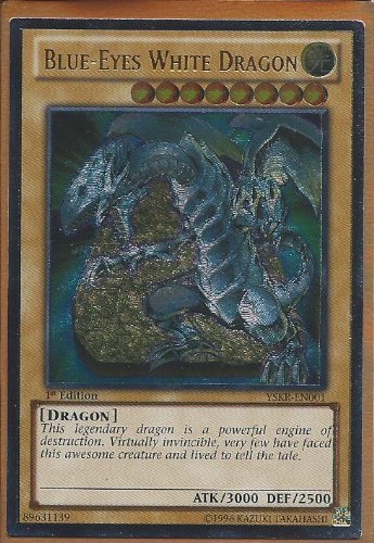 Yu-Gi-Oh! - Blue-Eyes White Dragon (YSKR-EN001) - Starter Deck Kaiba Reloaded - 1st Edition - Ultimate Rare