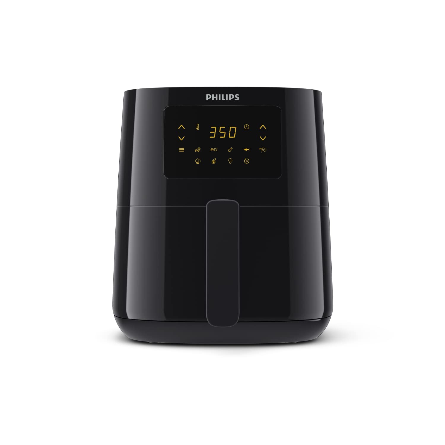 PHILIPS3000 Series Air Fryer Essential Compact with Rapid Air Technology, 13-in-1 Cooking Functions to Fry, Bake, Grill, Roast & Reheat with up to 90% Less Fat*, 4.1L capacity, Black (HD9252/91)