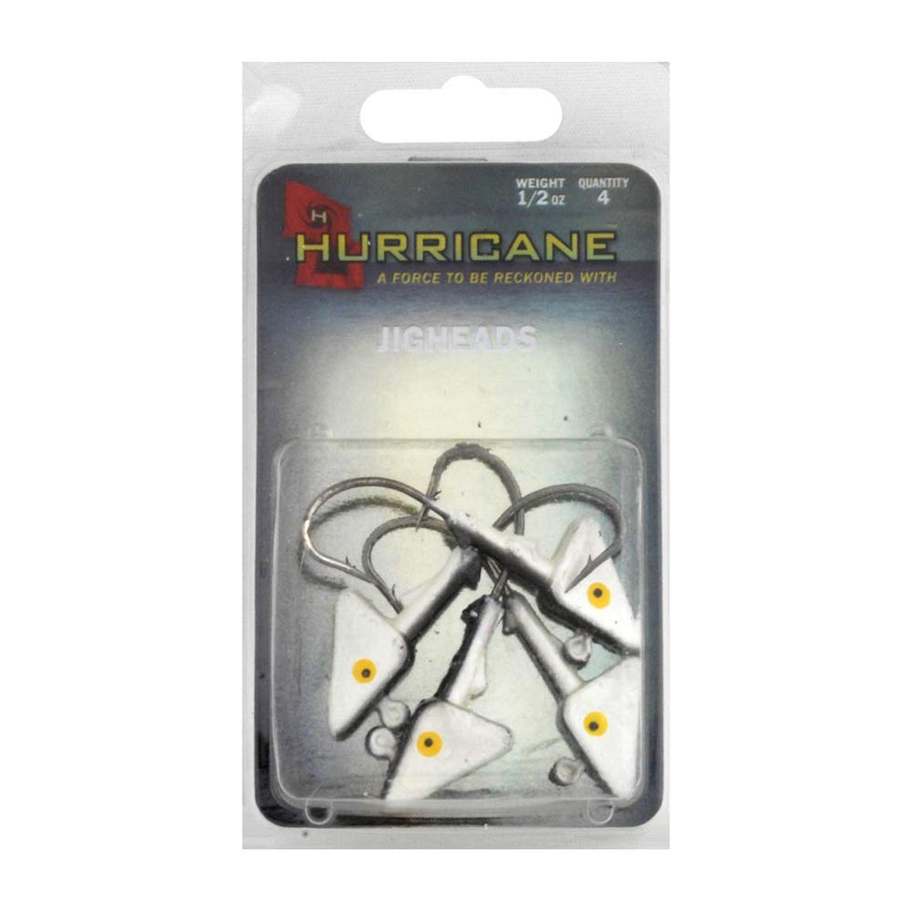 Hurricane Saltwater Jig Head, 1/2-Ounce, Shad