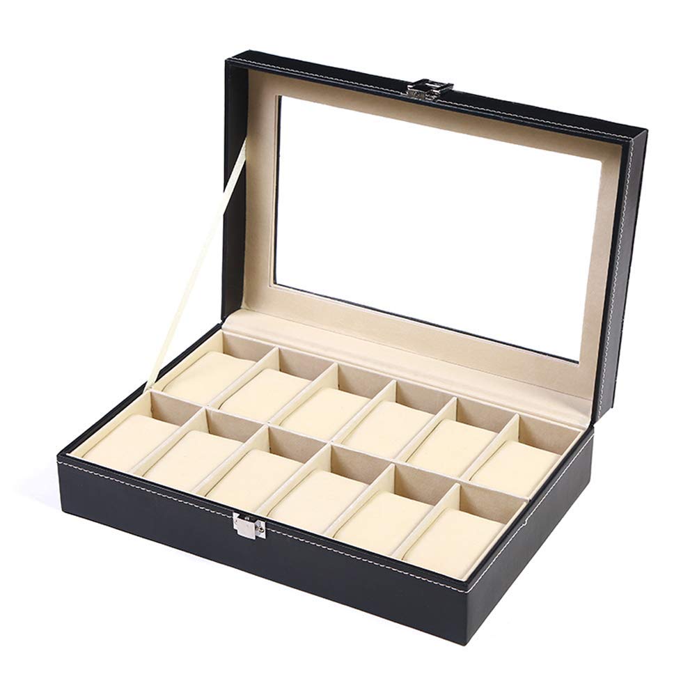 DrakeWatch Box for 12 Watches | Watch Case | Watch Holder | Watch Organizer Designer