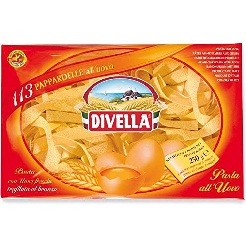 Egg Pappardelle Pasta Divella 1 lb bags (4)