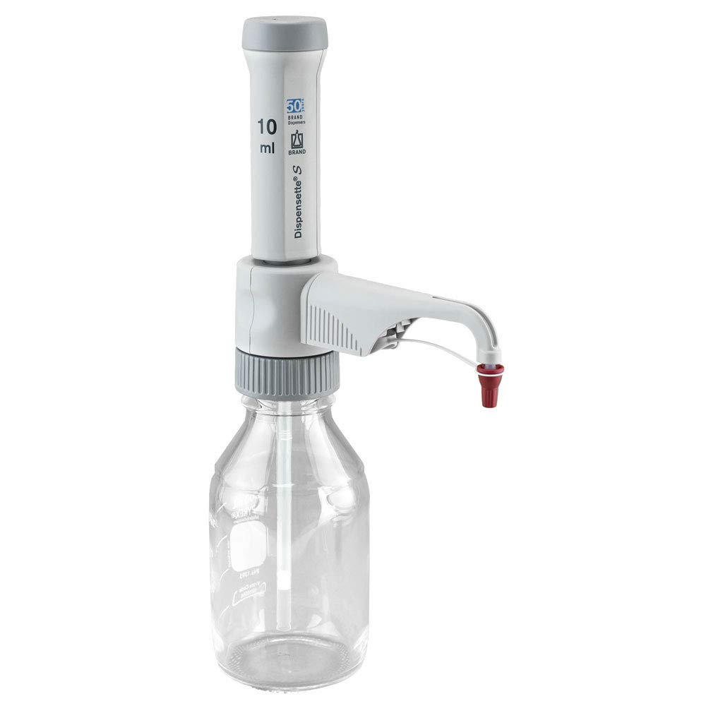 4600240 Dispensette S Fixed-Volume Bottletop Dispenser with Standard Valve, 10 mL Capacity