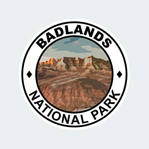 fagraphix Badlands National Park Sticker Decal Self Adhesive South Dakota Notch Trail Hike Camp 10.00" Wide