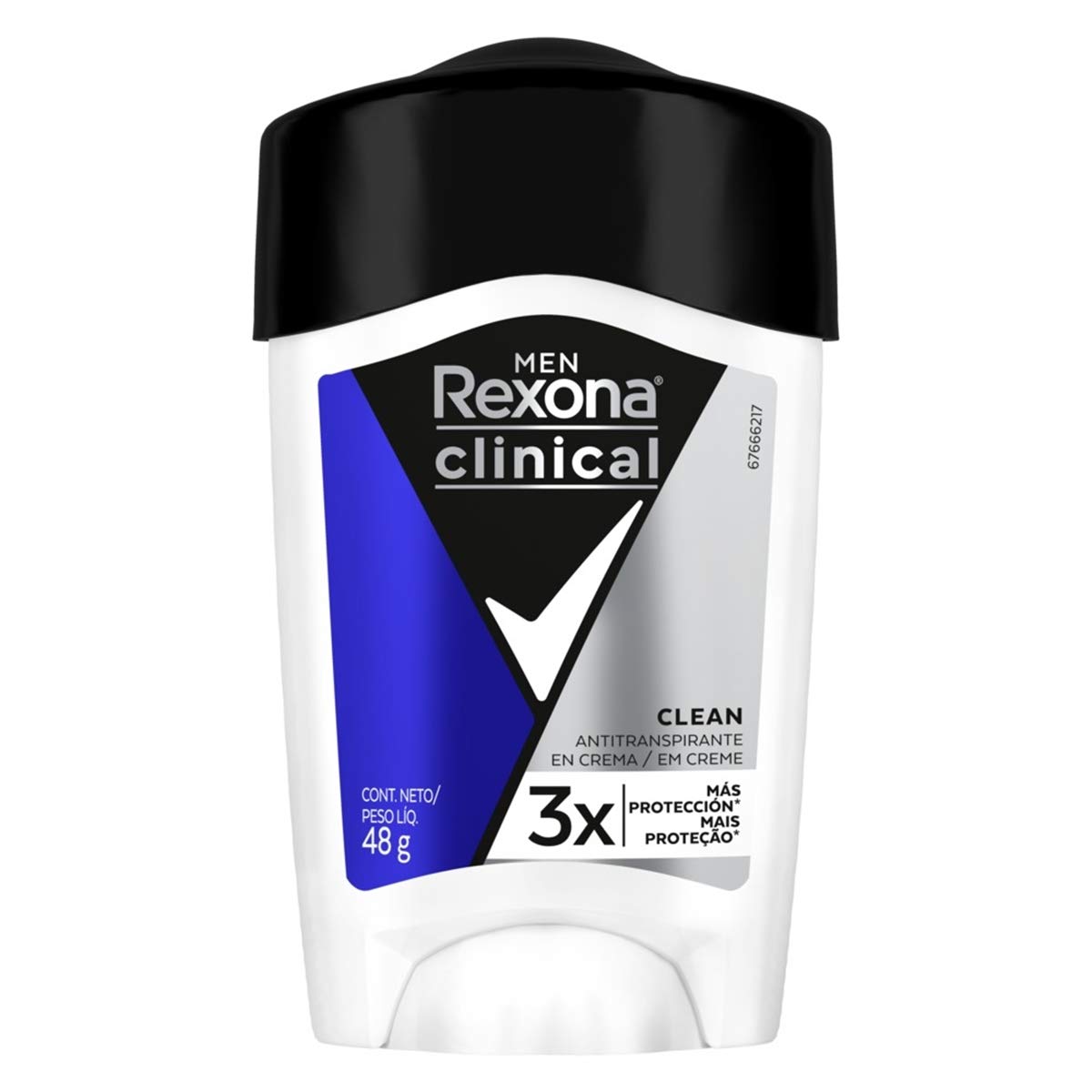 Rexonadesodorante CLINICAL antitranspirante en crema para caballero 48 g