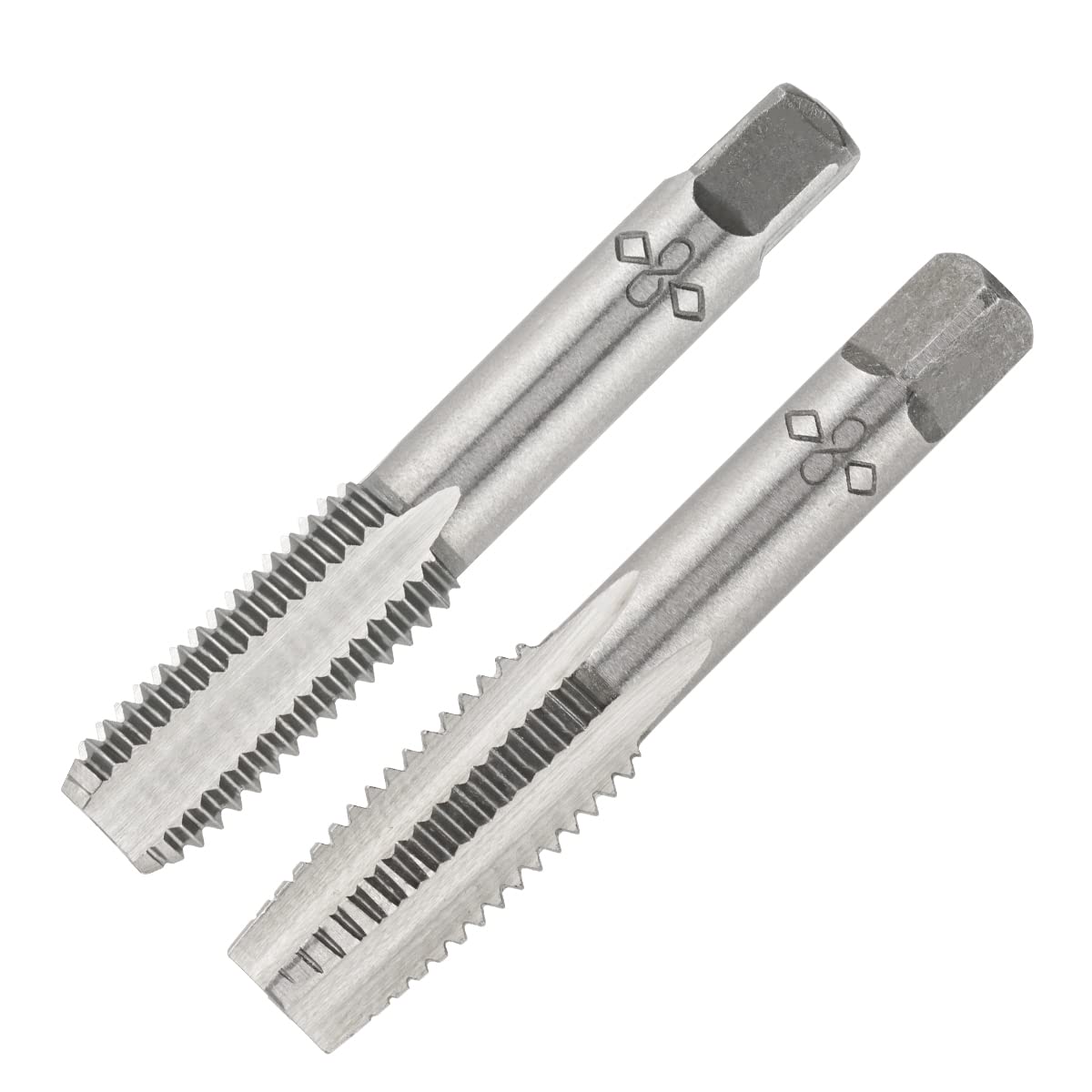 Aceteel M7 X 1.0 Metric Hand Tap, Right Hand M7 X 1.0mm Threading Hand Tap 1Pair