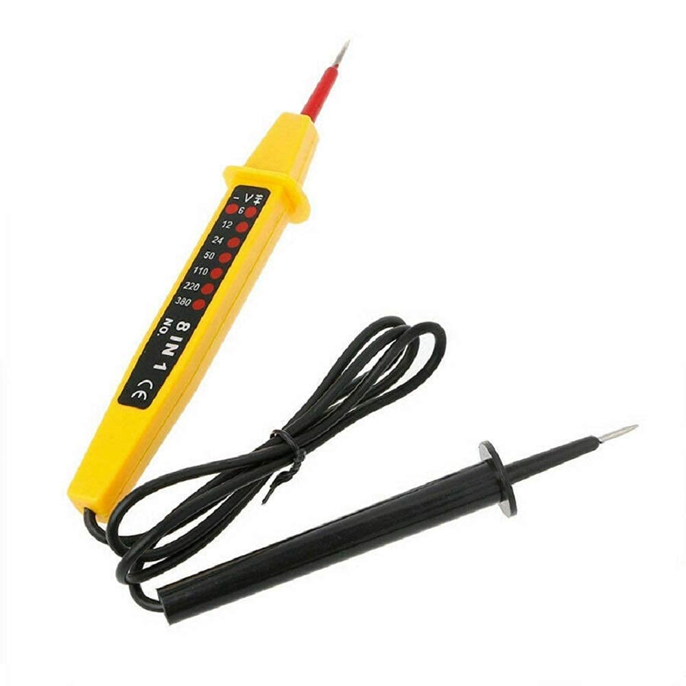 Electric Circuit Tester, MACHSWON 8 in 1 Voltage Tester Probe Pen Continuity Detector Pen Meters Tester, 6V~380V