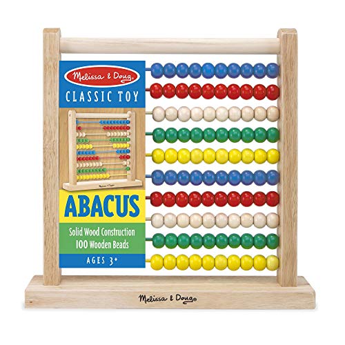 Melissa & DougAbacus - Classic Wooden Educational Counting Toy With 100 Beads