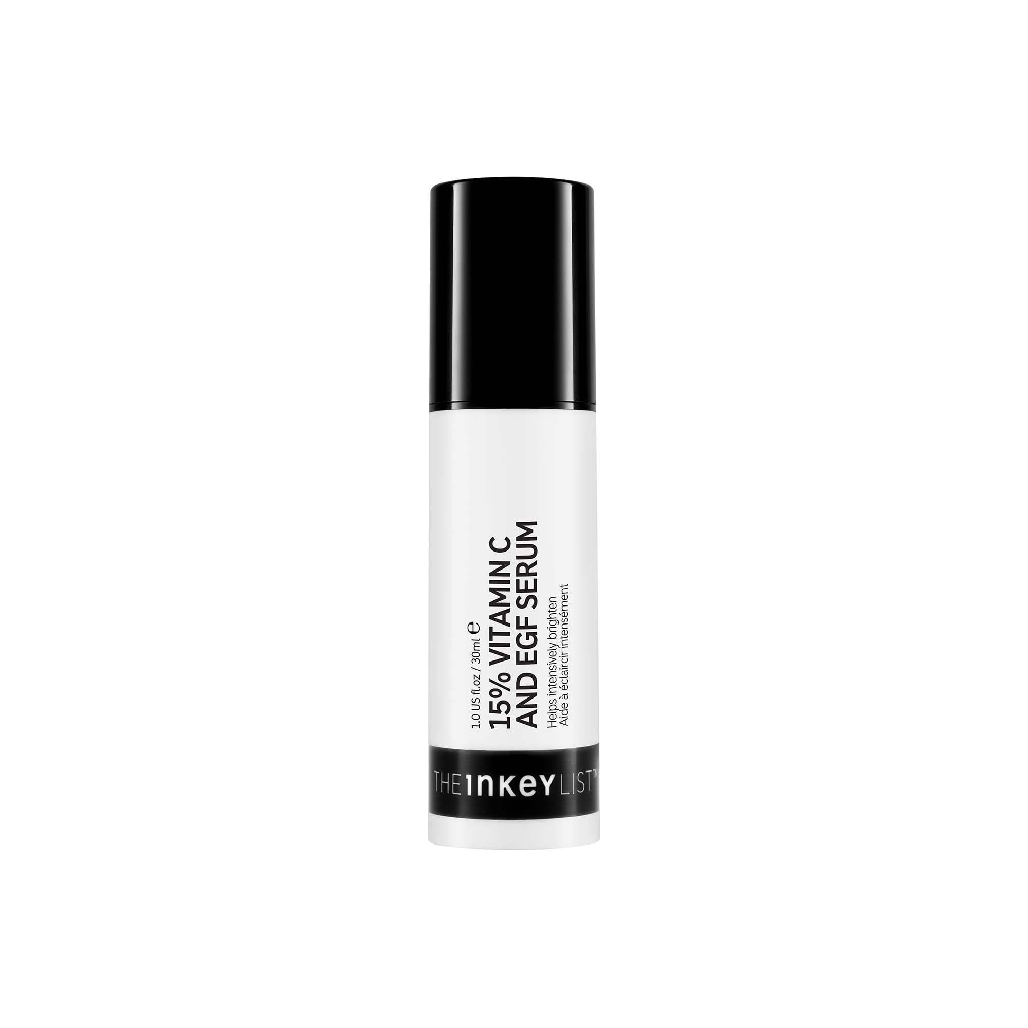 The INKEY List 15% Vitamin C and EGF Serum Helps to Intensively Brighten All Skin Types 30ml