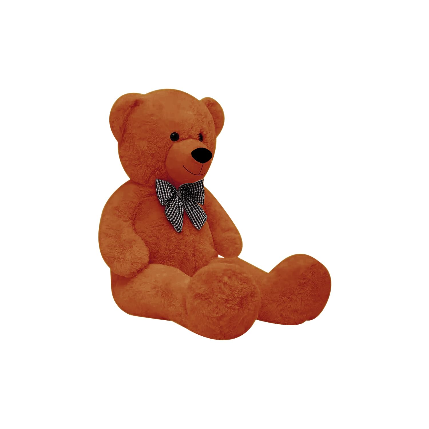 180cm Giant Soft Plush Teddy Bear Stuffed Animal Toy w/Bow Tie (Brown)