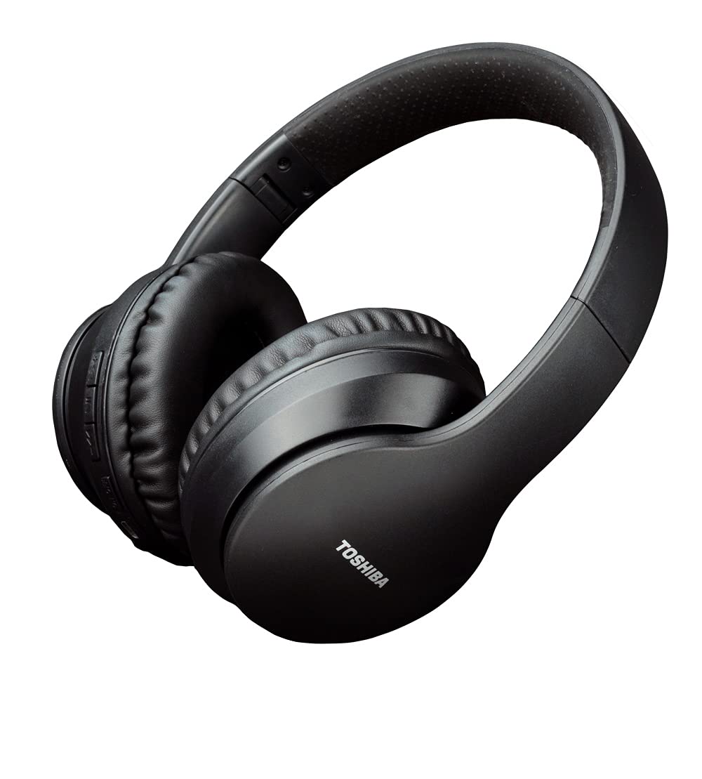 Toshiba Rze-Bt163H Bluetooth Headphones Over-Ear (Black)