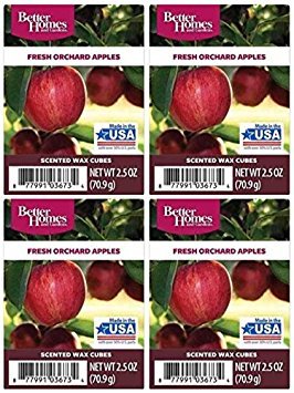 Better Homes and Gardens Fresh Orchard Apples Wax Cubes - 4-Pack