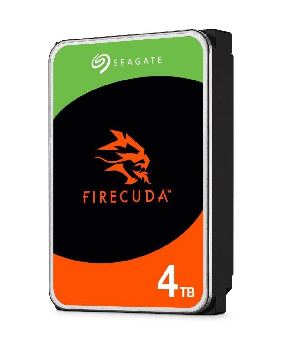 SeagateFireCuda HDD 4TB Internal Hard Drive HDD - 3.5 Inch CMR SATA 6Gb/s 7200RPM 256MB Cache 300TB/year with Rescue Services (ST4000DX005)